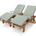 Teak Chaise Lounge
