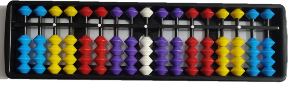 A 17 rod Abacus tool