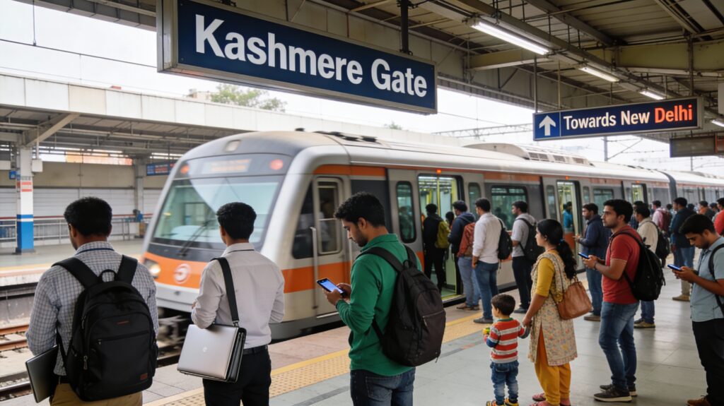 Kashmere Gate to New Delhi
