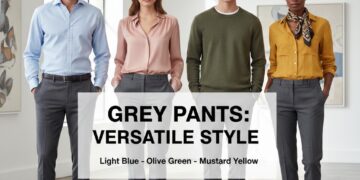 What Color Shirt Goes with Grey Pants