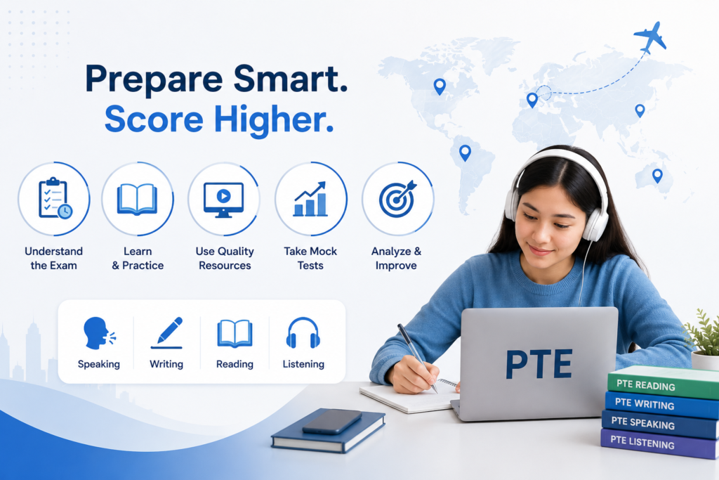 Prepare for the PTE Exam