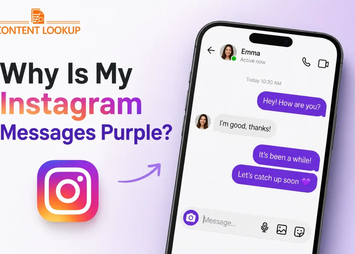 Instagram Messages Purple
