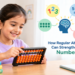 Child practicing with an abacus while learning number sense through regular Abacus practice