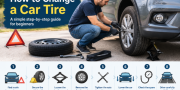 how to change car tire